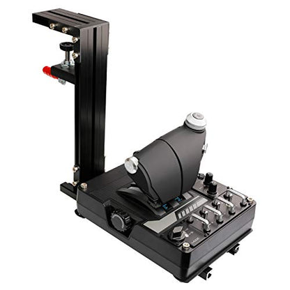Hikig Desk Mount for Flight Sim Joystick, Throttle and HOTAS Systems - Fits Almost All Flight Sim Controllers (Game Devices Not Included) - Black
