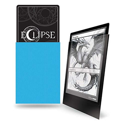 Ultra Pro E-15615 Eclipse Standard Matte Sleeves 100 Pack-Sky Blue - color: Sky Blue