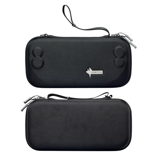 UYIYE Protective Carrying Case Compatible with Nintendo Switch 2 2025, Hard EVA Travel Case with Soft Lining, Anti-Shake Strap, Joystick Protection & 9 Game Card Slots for Switch 2 Console 7.9''-Black - color: NS2-black
