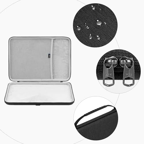 Geekria Hard Shell Travel Carrying Case Compatible with Razer Kitsune / 8BitDo All-Button Arcade Controller (Dark Grey)