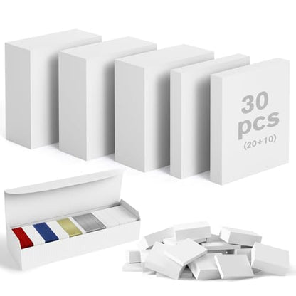 Trading Card Dividers for Storage Boxes - 30PCS High-Density Foam Card Spacer Blocks, Mixed Thickness Box Fillers for MTG, TCG, Baseball & Sports Cards (White) - style: 30PCS
