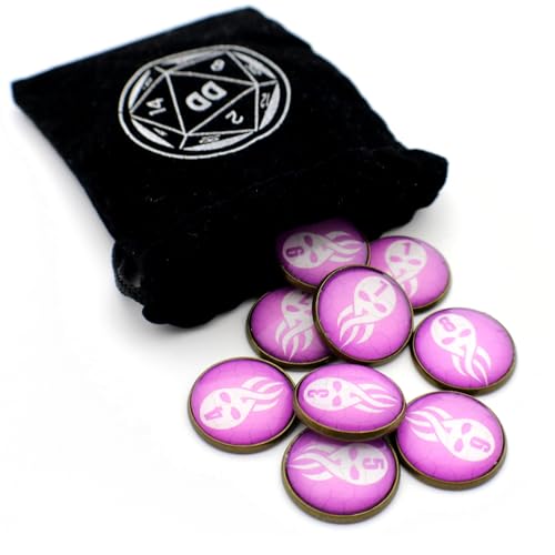 D&D Numbered Monster Token Markers for Dungeons and Dragons (Mind Flayer) - style: Mind Flayer