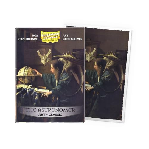 Dragon Shield Art Sleeves | Limited Edition - The Astronomer | 100 CT - Smooth & Tough Premium TCG Sleeves | Compatible with Pokemon, One Piece & Magic the Gathering - color: The Astronomer