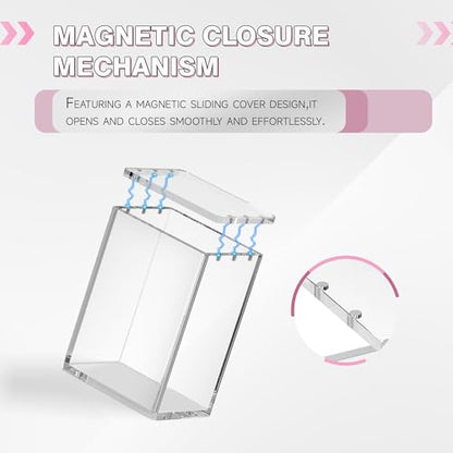 Booster Bundles and TCG Boxes Acrylic Display Box with Magnetic Sliding Cover Design Stackable Clear Display Box for Trading Card Collection(Booste Bundle Box Case,3 Pack) - size: Booste Bundle Box Case