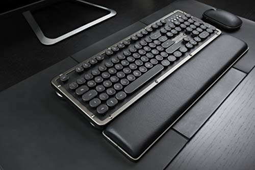 AZIO Retro Classic Palm Rest, Gunmetal - color: Gunmetal