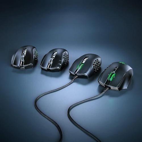 Razer Naga V2 Pro Mouse Right-Hand Rf Wireless + Bluetooth + USB, W128281627 (Rf Wireless + Bluetooth + USB Type-C Optical 30000 Dpi) - style: Naga V2 Pro