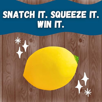 Easy Peasy Lemon Squeaky Game - Ideal Family Board Game for Kids and Adults, Unique Mix of Trivia, Mental and Physical Challenges| Suitable for Ages 12+ | 4+ Players