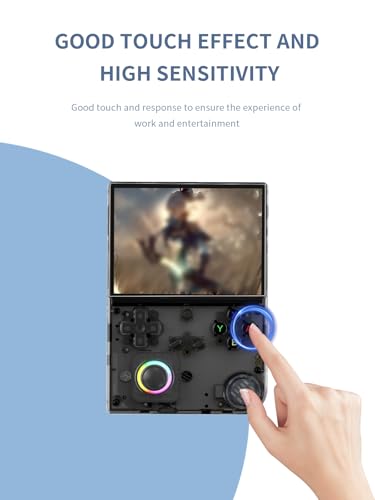 [3 Park] Screen Protector for RG40XX V 4.0 Inch Handheld Game Consoles Tempered Glass Film, Screen Protector for Anbernic RG40XX V Handheld Gaming Anti-Scratch & Sensitive & 9H Hardness