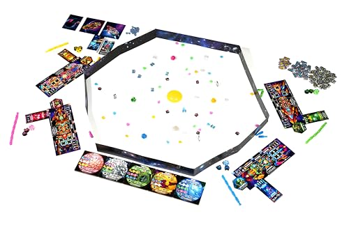 Phase Shift Games Drop Drive Deeper Space Edition Bundle, 2-5 Players | Phase Shift Games Drop Drive: Deeper Space Edition; deluxe sci-fi board game bundle; 2-5 players; ages 8+ | Base Game, Strange Signals Expansion, 5th Captain Pack, Luxury Links, Upgra