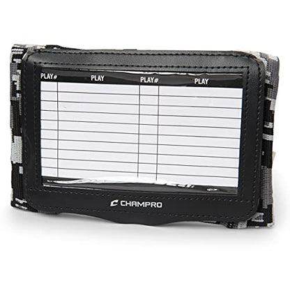 Champro Adult Quarterback Playbook Triple (AF50B) - color: Camo Black, size: Youth