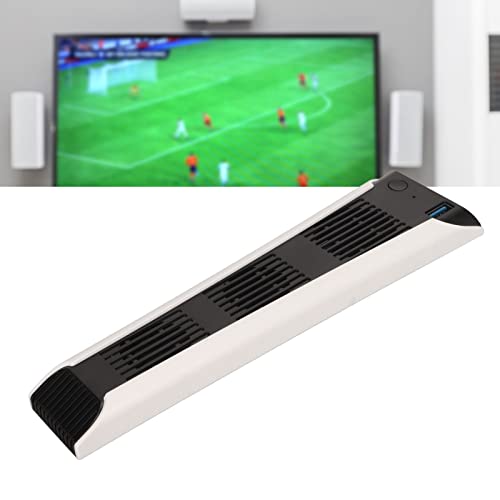Cooling Fan,Accessories Cooling Fan Auto On/Off for Both Disc and Digital Editions, Efficient Cooling System, Compatible with Horizontal Stand Cooling Accessories for Gaming Console