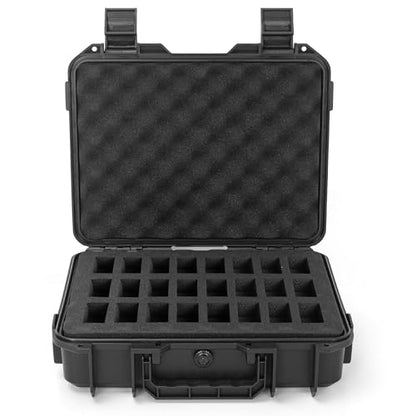 TORIBIO Miniature Storage Figure Hard Shell Case, 48 Slot Miniature Sturdy Hard Case Figurine Carrying Case, Compatible with D&D DND Minis and More - style: 48 Slots