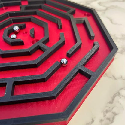 SandsGameCo Survivor-Inspired Spiral Ball Maze Puzzle – Challenging Brain Teaser Game for Fans of the Iconic Survival Show – Durable and Interactive Spiral Labyrinth