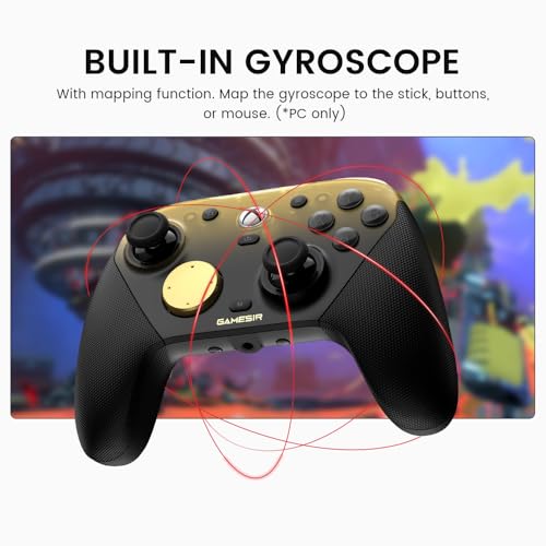 GameSir G7 Pro Wired Controller for Xbox Series X|S, Xbox One, Wireless Gamepad for PC&Android with TMR Sticks, Hall Effect Analog Triggers, 1000Hz Polling Rate, 3.5mm Audio Jack - Golden - color: Golden