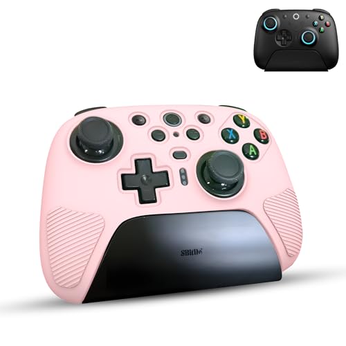 FIOPAZ Silicone Skin Cover for 8Bitdo Ultimate 2, Dust/Sweat-Resistant Protective Case for 8bitdo Ultimate 2 Bluetooth/Wireless Controller Accessories, Pink - color: Pink