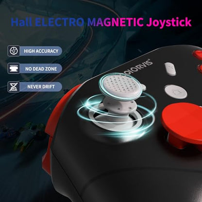 COIORVIS Switch Controllers Compatible with Switch2/Switch/Lite/OLED/Steam Deck/Android/IOS, Programming Wireless Pro Controller with Motion Control, Vibration, Wake-up, Turbo, Screenshot