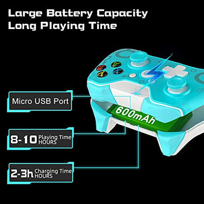 HanSY Wireless Controller for Xbox One, Series X/S, PS3, PC; 2.4GHz Wireless, No Headphone Jack