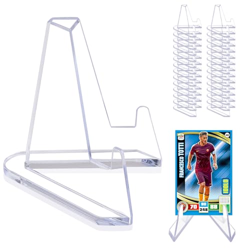 32Packs Card Display Stand, Card Stand, Card Stands for Sports Cards, Trading Card Stand, Acrylic Material, 2.2 Inch Tall