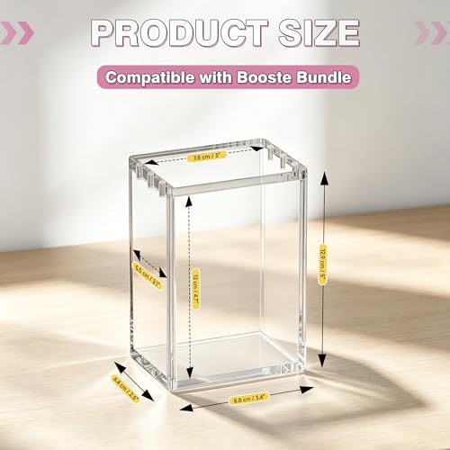 Booster Bundles and TCG Boxes Acrylic Display Box with Magnetic Sliding Cover Design Stackable Clear Display Box for Trading Card Collection(Booste Bundle Box Case,3 Pack) - size: Booste Bundle Box Case