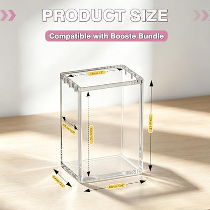 Booster Bundles and TCG Boxes Acrylic Display Box with Magnetic Sliding Cover Design Stackable Clear Display Box for Trading Card Collection(Booste Bundle Box Case,1 Pack) - size: Booste Bundle Box Case