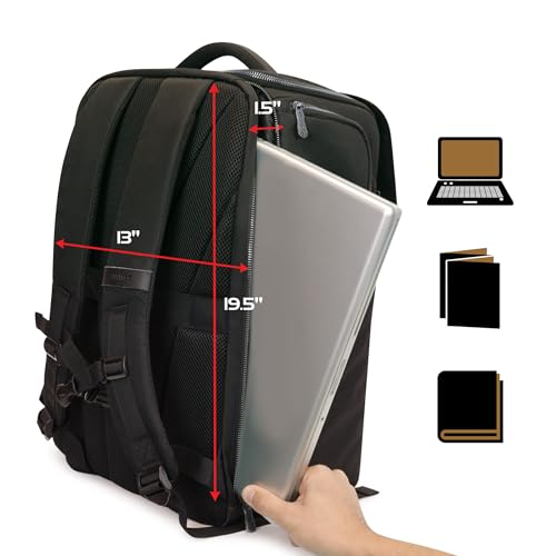 ENHANCE Collector's Edition DnD Backpack - RPG DM Bag for Dungeons and Dragons - DnD Bag fits 6-8 Books, 18" Laptop/DM Screen Slot, Miniature Foam Trays, Accessory Pockets, Map Strap (Dragon Black) - color: Dragon Black