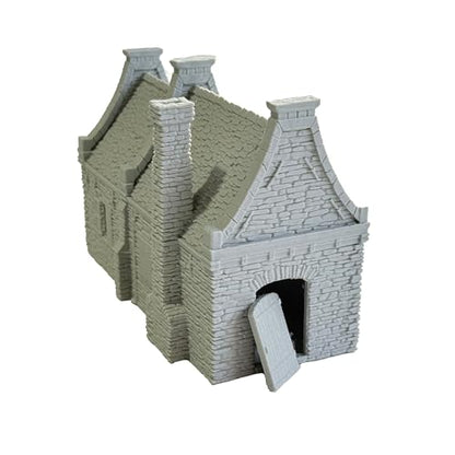 Walter's Residence Terrain 28mm | Colonial house terrain for medieval towns, historical villages, Dungeons & Dragons, tabletop RPGs, and wargaming.