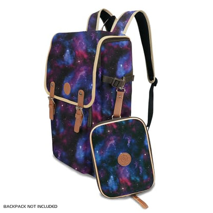 ENHANCE Designer Edition Dice Tray - Stylish Dice Case and Dice Holder for 28+ Dice with EVA Shell Protection - Dice Rolling Tray with Removable Dice Holder for DnD, Other RPG Games (Galaxy) - color: Galaxy