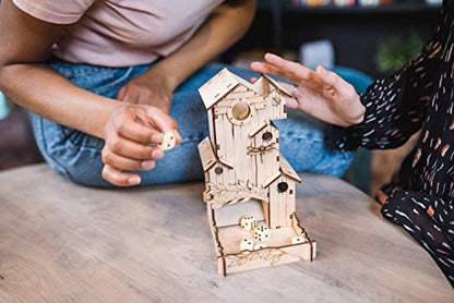Dice Tower, Portable Dice Holder for Board Games, Accessories Upgrade