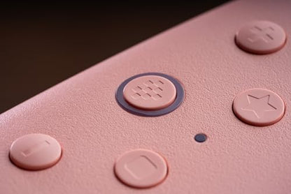 8BitDo Ultimate 2C Wired Controller for Windows PC and Android, with 1000Hz Polling Rate, Hall Effect Joysticks and Hall Triggers, and Remappable L4/R4 Bumpers (Peach) - color: Peach