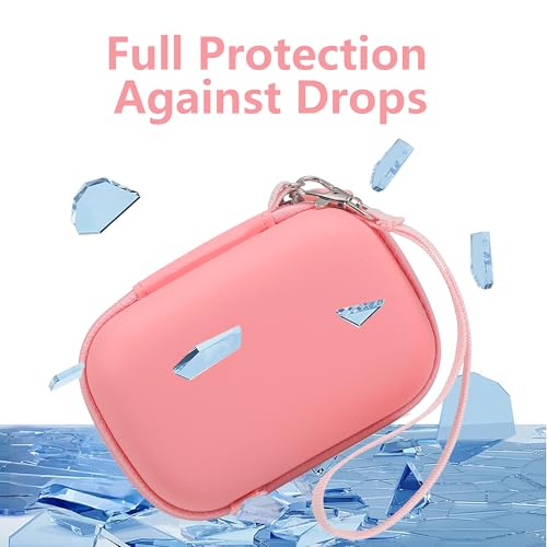 Leayjeen Kids Camera Case for Goopow/Mgaolo Kids Camera-Pink | Fits CIMELR/Seckton/OZMI Kids Toy Cameras and Children Digital Camera,Shockproof Water-Resistant Hard EVA Shell(Case Only) - color: Pink-SY