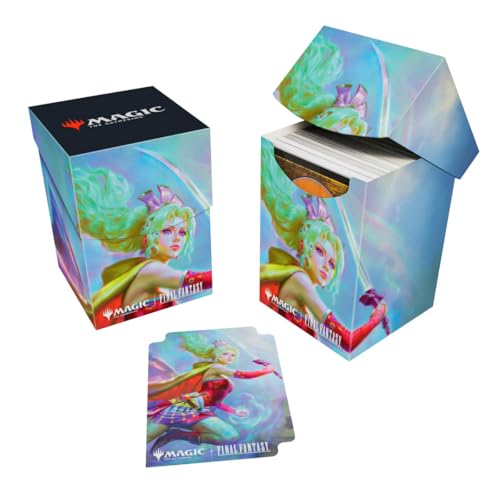 Ultra Pro - Final Fantasy x Universes Beyond Terra, Herald of Hope (Commander) 100+ Deck Box for Magic: The Gathering | Trading Card Accessories, Collectible Card Game Gear, Fantasy Gaming Supplies - style: Terra, Herald of Hope