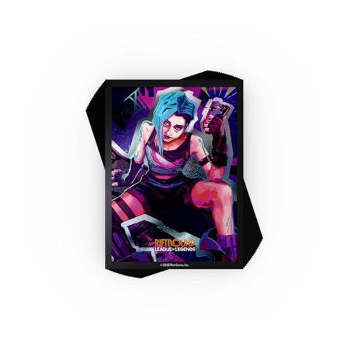 Riftbound TCG: League of Legends Jinx Art Standard Size Card Sleeves (100ct)