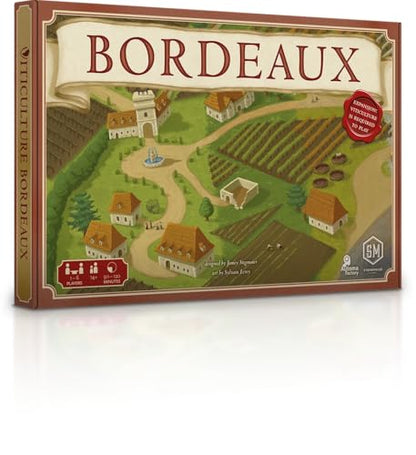 Stonemaier Games: Viticulture: Bordeaux Expansion by Jamey Stegmaier | Add to Viticulture (Base Game) | A New Board Featuring Updated Graphics, Layout, and New Mechanism | 1-6 Players, 90 Mins