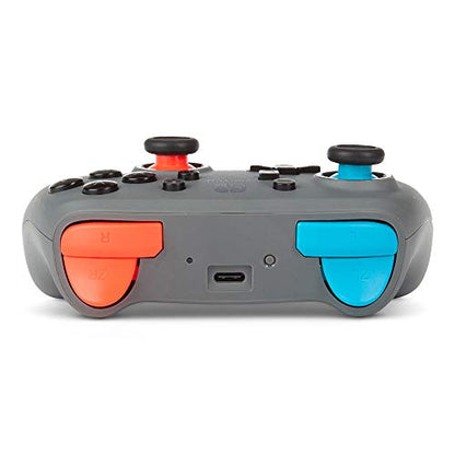 PowerA Nano Enhanced Wireless Controller for Nintendo Switch - Grey-Neon - color: Gray