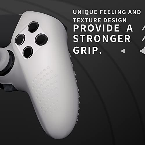PlayVital Glow in Dark 3D Studded Edition Anti-Slip Silicone Cover Case for ps5 Edge Controller, Soft Rubber Protector Skin for ps5 Edge Wireless Controller with 6 Thumb Grip Caps - Green - color: Glow in Dark - Green
