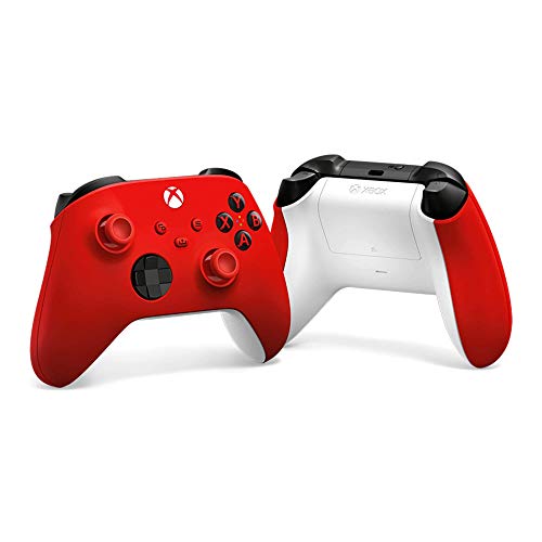 Microsoft Controller for Series X, Series S, Xbox One (Latest Model) - Pulse Red (Renewed)