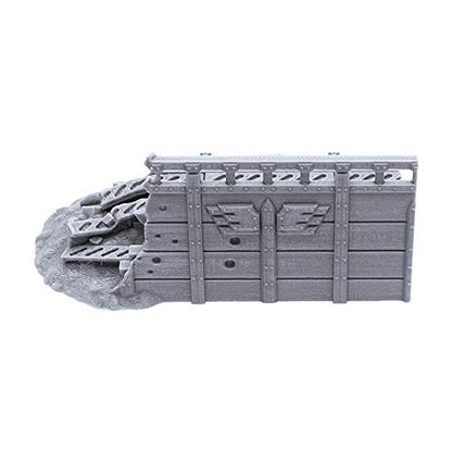 EnderToys Trenchline Expansion Set by Terrain4Print, 3D Printed Tabletop RPG Scenery and Wargame Terrain for 28mm Miniatures