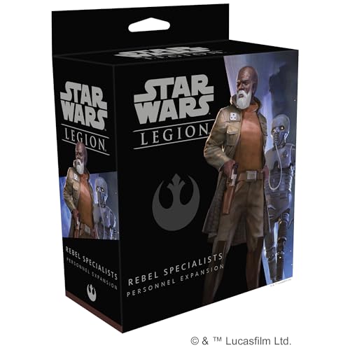 Star Wars: Legion Rebel Specialists PERSONNEL EXPANSION - Tabletop Miniatures Game, Strategy Game for Kids and Adults, Ages 14+, 2 Players, 3 Hour Playtime, Made by Atomic Mass Games - style: Rebel Specialists