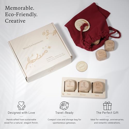 Date Night Dice Sex Game Love Set - 6 Sex Positions Dice, Decision Coin, Board & Carry Bag - Adult Sex Toys & Games for Couples, Bachelorette Party Favors, Bridal Shower Gifts Couples Gift for Him Her - style: Love Set