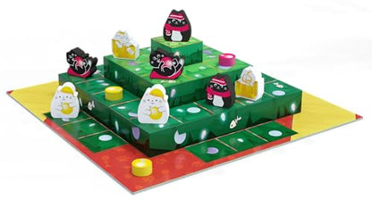 Smirk & Dagger Boop The Halls Board Game Holiday Strategy Game for 2 Players, Ages 10+, 3D Gameboard, Painted Cat Meeples, Alternate Win Conditions, Fun & Challenging Abstract Game - style: BOOP THE HALLS