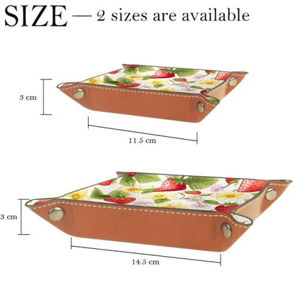 Strawberry and Floral Dice Tray Dice Rolling Tray Folding Dice Holder for Dice Games, Like RPG, DND and Other Table Games - color: Multi 8