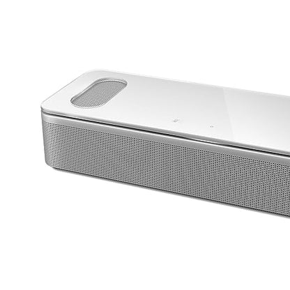 Bose Smart Ultra Dolby Atmos Soundbar, All-in-One Surround Sound System for TV, A.I. Dialogue Mode, Alexa and Google Voice Control, HDMI eARC, White | Includes HDMI eARC cable, optical cable, ADAPTiQ headset and remote for audio, connectivity and calibrat