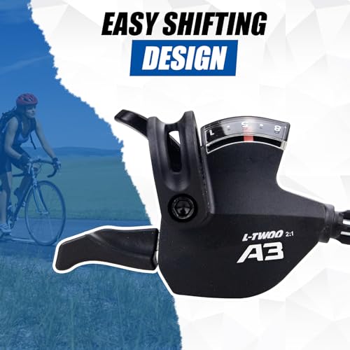 WEEROCK Bike Shifter Lever 8 Speeds Right Thumb Gear Shift Lever for Mountain Bicycle - color: Right 8 Speed