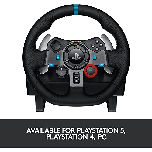 Logitech G29 Driving Force Race Wheel G Driving Force Shifter Bundle for PS3 and PS4 (Renewed)