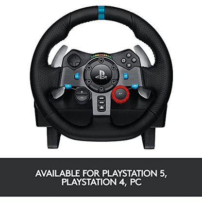 Logitech G29 Driving Force Race Wheel G Driving Force Shifter Bundle for PS3 and PS4 (Renewed)