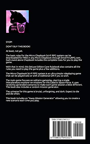 Micro Chapbook Sci-Fi RPG: Deluxe Core Rulebook