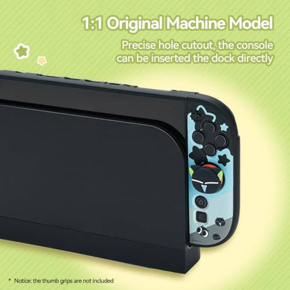 GeekShare Protective Case Compatible with Switch 2, Hard PC Slim Dockable Shell Cover Designed for Switch 2025 Game Console and Joysticks Controllers - The HEI Series - color: The Hei
