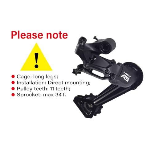 CNC Rear Derailleur 9 Speed Direct Mount/Hanger for Shimano/sram - color: 9-Rear Derailleur+Right Shifter Lever