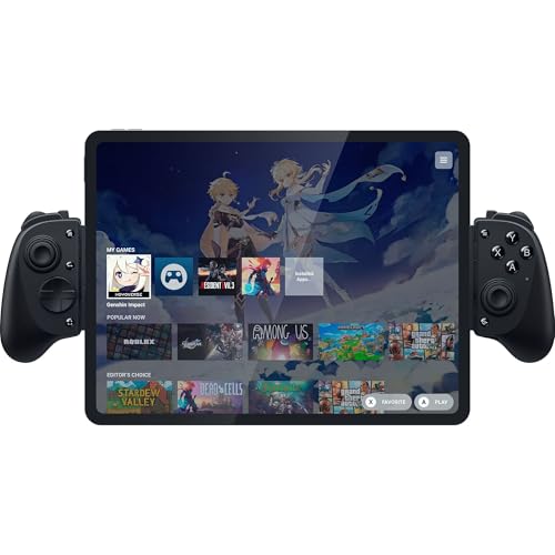 Razer Kishi V3 Pro XL Gaming Controller, iPad & Android Tablets (13") USB-C | Full Sized TMR Thumbsticks, Dual Back Buttons, Wired & Remote Play for PC, HD Haptics, USB-C Gamepad Connection - style: Kishi V3 Pro XL