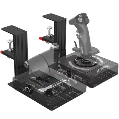 Table Mount Compatible for Logitech X52/X52 Pro/X56/X56 Rhino/Throttle Quadrant/Thrustmaster Warthog 10C & throttle/T.16000M FCS/TCA Officer Pack Airbus/TSSH Handbrake/VKB Gunfighter MK.lll etc
